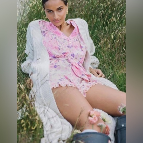 Spell Heather Long Cardigan NWT medium - Picture 3 of 16